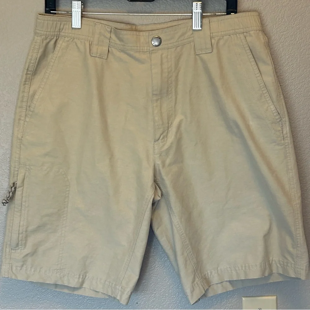 Columbia Casual Hiking Active Outdoor Utility Shorts Summer Khaki Athleisure